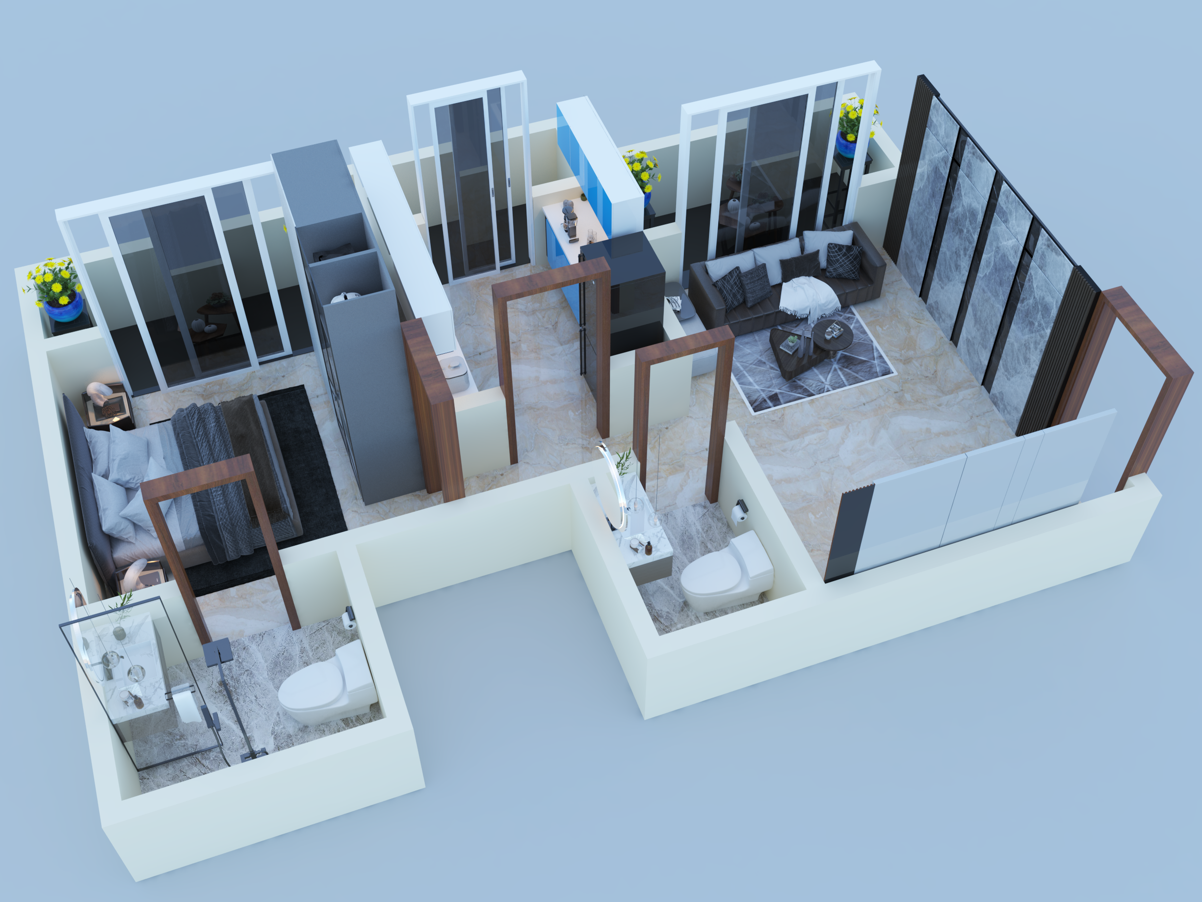 1 bhk 